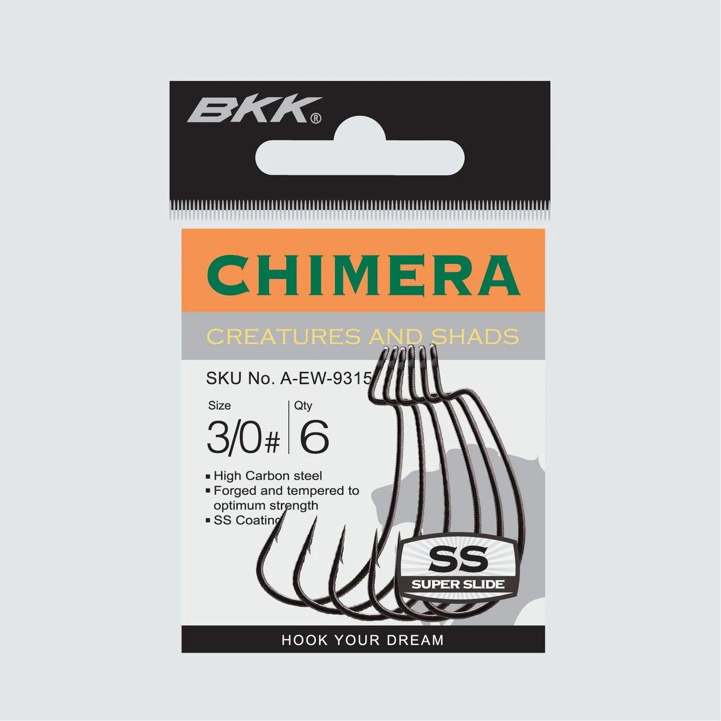 Amo BKK CHIMERA wide gape spinning soft lures forgiato