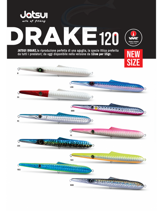 MINNOW JATSUI DRAKE 120 TOP WATER