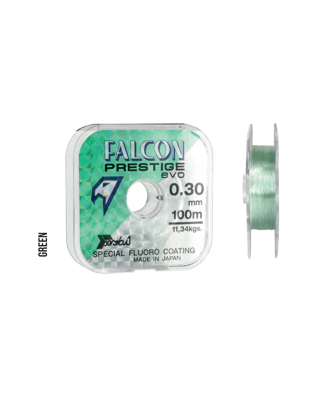 MONOFILO FALCON PRESTIGE EVO GREEN - 100 MT