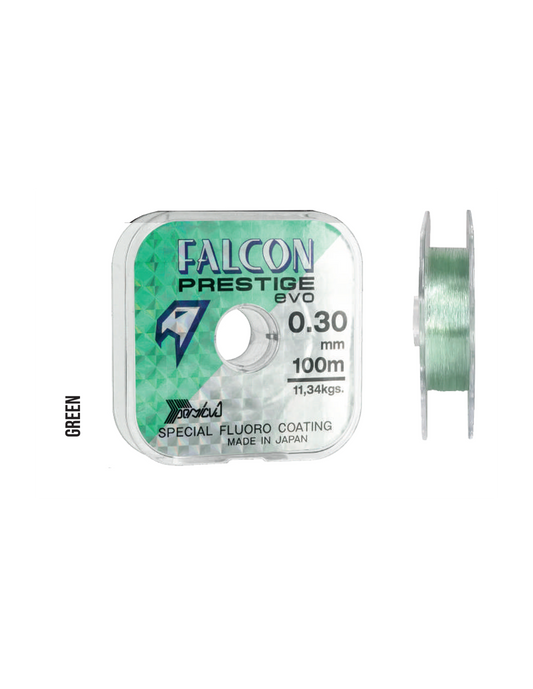 MONOFILO FALCON PRESTIGE EVO GREEN - 100 MT