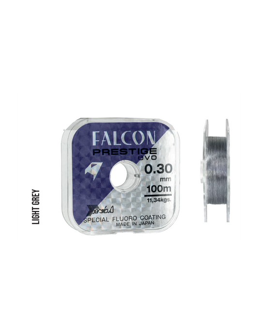 MONOFILO FALCON PRESTIGE EVO GRAY  - 100 MT (copia)