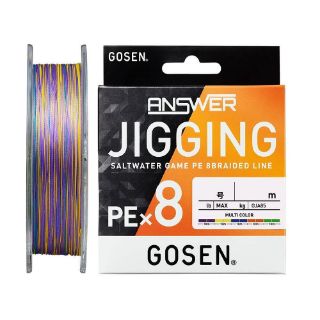 trecciato Gosen Answer Jigging 8X 300Mt. Multicolor