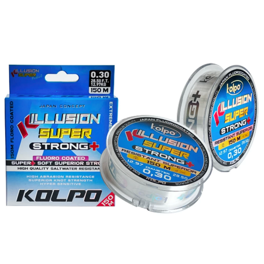 MONOFILO KOLPO ILLUSION SUPER STRONG - 150 MT
