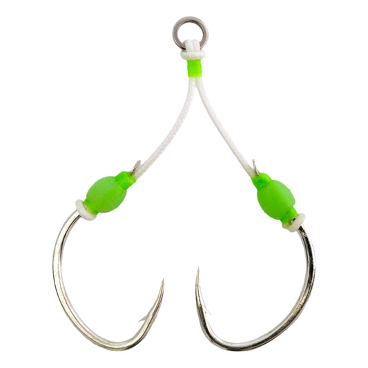 MUSTAD JIGGING ASSIST HOOK GLOW BEAD