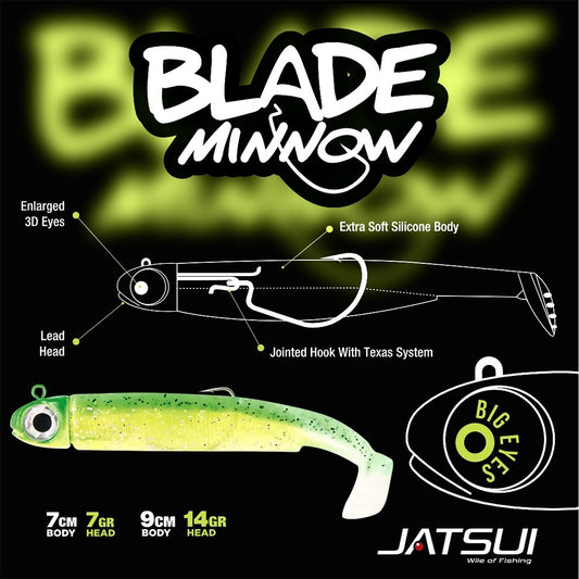 BLADE MINNOW 70 MM - 7 GRAMMI