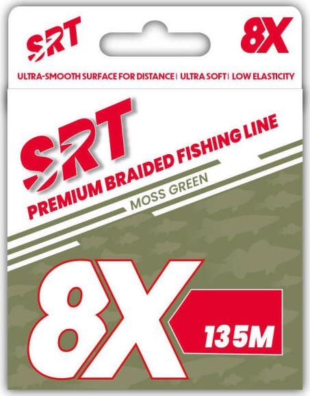 SERT BRAIDED FISHING LINE 135 MT MOSS GREEN